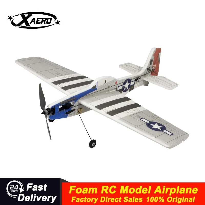 

XAERO New 1M Wingspan EPP 3D Aerobatic RC Plane - P-51 Mustang Foam Fixed Wing Aircraft with Hot Wire Cutting Technology