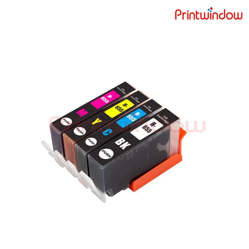 655 Ink Cartridge for HP Deskjet Ink Advantage 3525 4615 4625 5525 6520 6525 HP655 Black 24ml 550 pages Color 15ml 750 pages