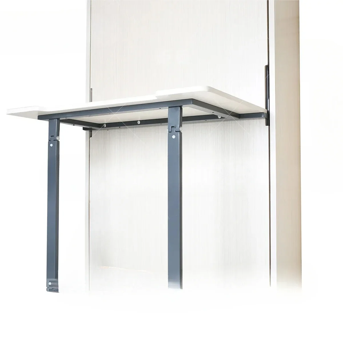 Lit mural invisible avec bureau