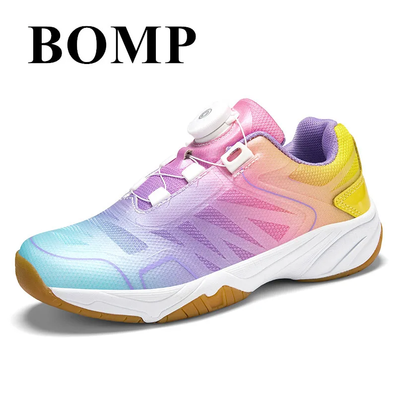 

Pink Children's Badminton Shoes Breathable Mesh Sneakeres Child Comfortable Lightweight Running Shoes For Boys tenis infantil