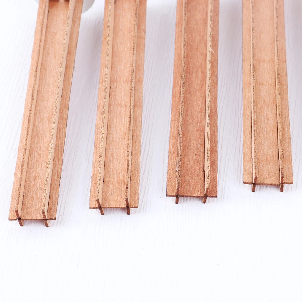 7Sets New Cross Wooden Candle Wicks Set Wood Candles Core With Bases For DIY Candles Making Supply Handmade Soy Parffin Wax Wick