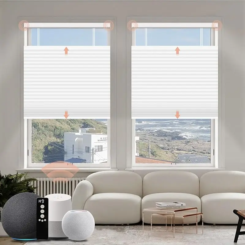 Factory Direct Sale 100% Blackout And Light Filtering Keep Warm Fabric Manual Cordless Cellular Honeycomb Blinds For Bedroom