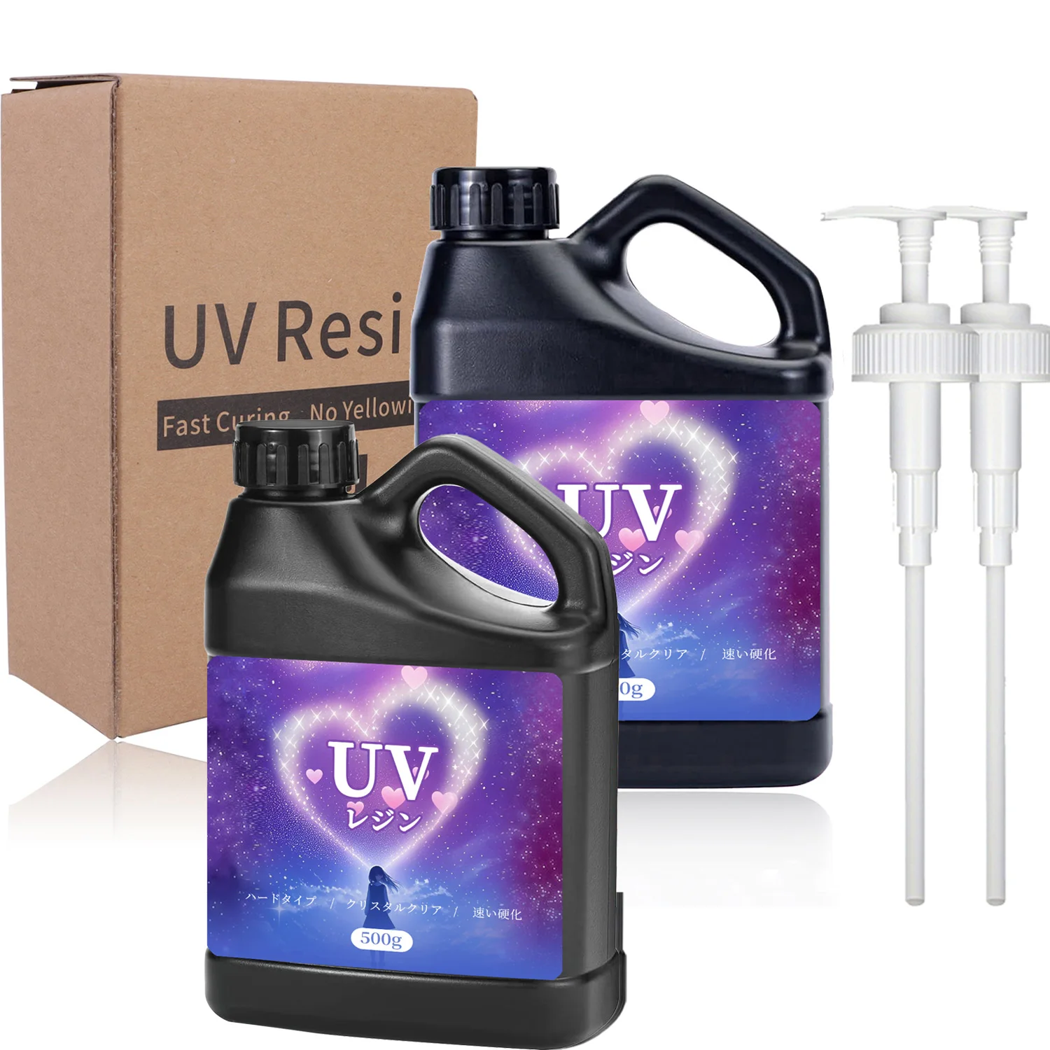 

500/1000 г УФ-смола твердого типа кристально чистый кристально чистый ультрафиолетовый отверждаемый УФ-эпоксидная смола для изготовления ювелирных изделий своими руками