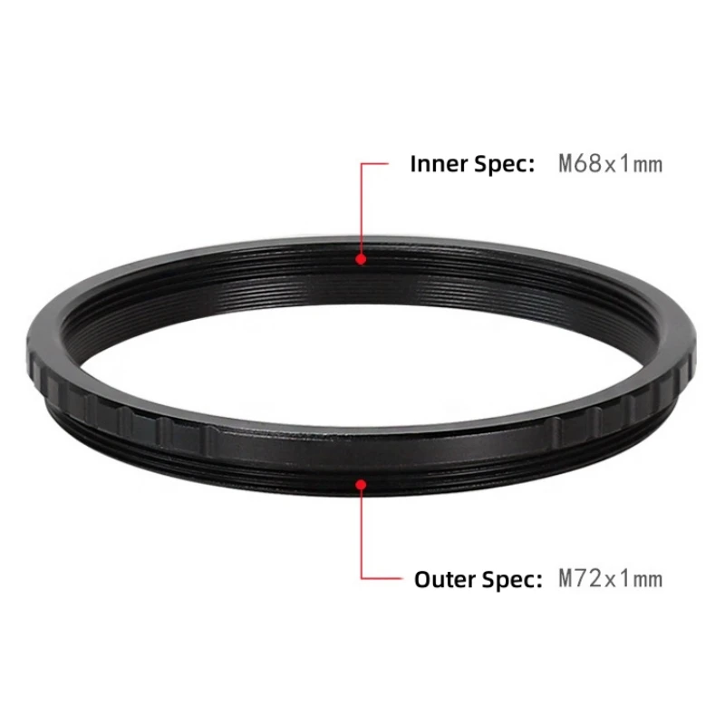 Anello adattatore filettato Agnicy M72x1mm Revolution M68x1mm femmina