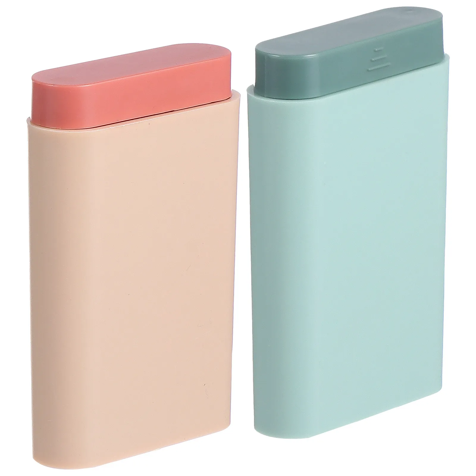 2Pcs Small Delicate Medicine Organizer Travel Pill Box High End Safe Material Pill Container with Excellent Sealing for Outdoor
