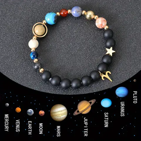 Aries Taurus Gemini Cancer Leo Virgo Libra Scorpio Sagittarius Capricorn Aquarius Pisces gifts for women 12 zodiac bracelet men