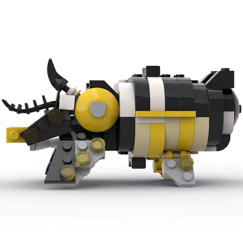 140pcs MOC Flamboyant Cuttlefish Model Building Blocks Construction Assemble DIY Creative Christmas Gifts Idea Toy Kids Birthday