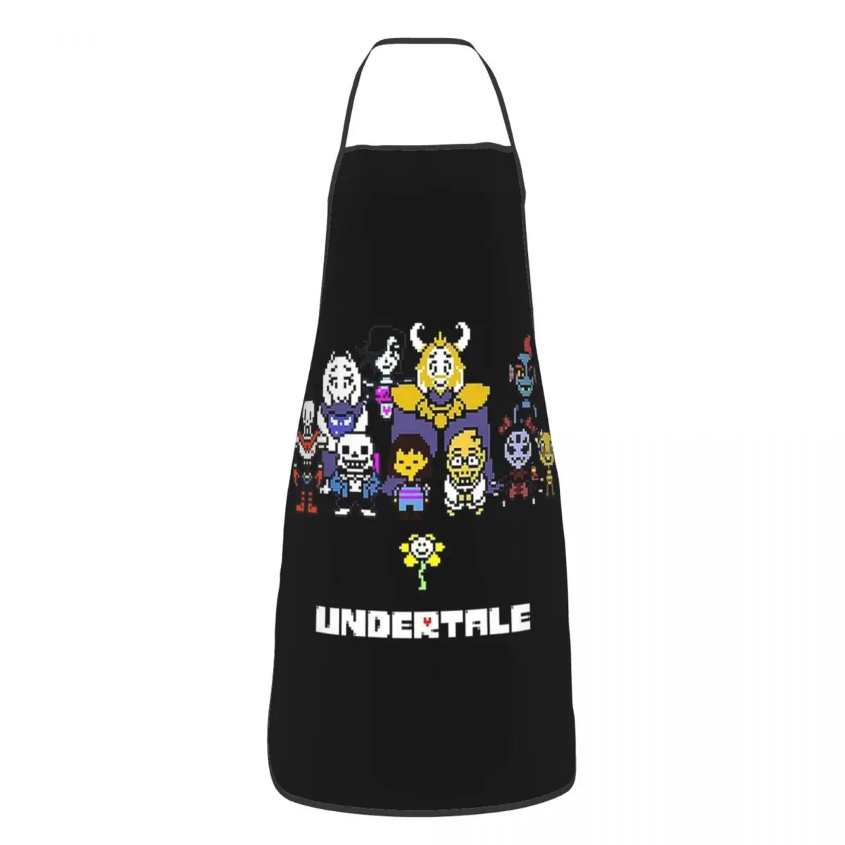 Undertale Gamer Gaming Aprons Chef Cooking Tablier Waterproof Bib Kitchen Cleaning Pinafore for Women Men Painting