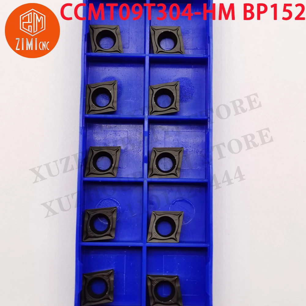 

CCMT09T304-HM BP152 CCMT09T304-HM Carbide Inserts metal lathe CNC tool Lathe Cutter Blades mechanical cutting Turning Inserts