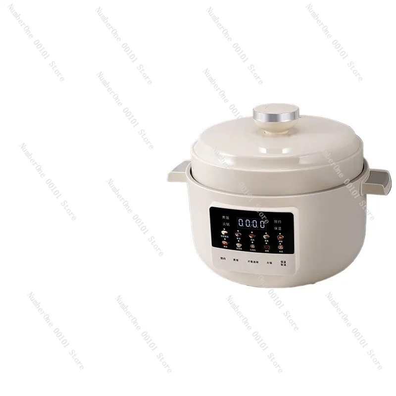 4L Large Capacity Dual Inner Pot Electric Pressure Cooker Home Multi Function Rice Cooker One Pot Three Uses High Pressure