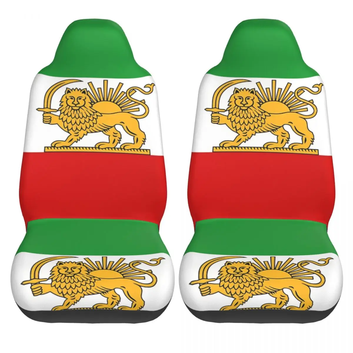 Make Iran Great Again MIGA Universal Car Seat Cover Four Seasons Travel Iran Flag Seat Covers Fabric Hunting