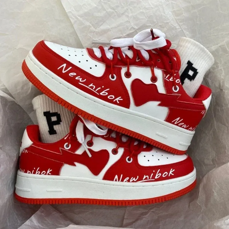 

Trend Women's Chunky Sneakers Fashion Lace Casual Shoes for Woman Comfort Ventilate Board Shoes Designer Shoes Zapatillas Mujer