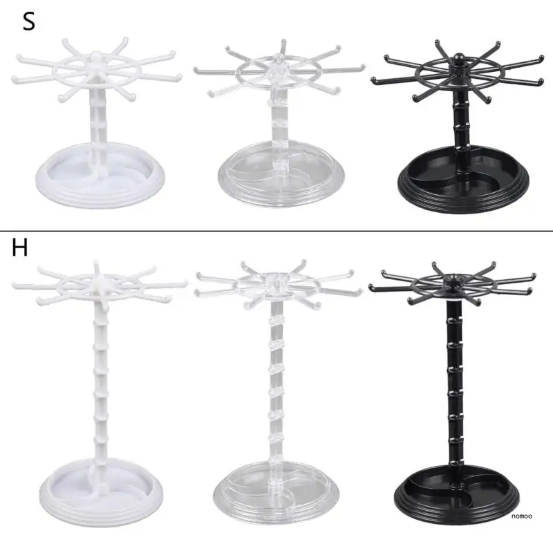 

Plastic Jewelry Rotating Jewelry Display Stand Spinning Necklace Rack