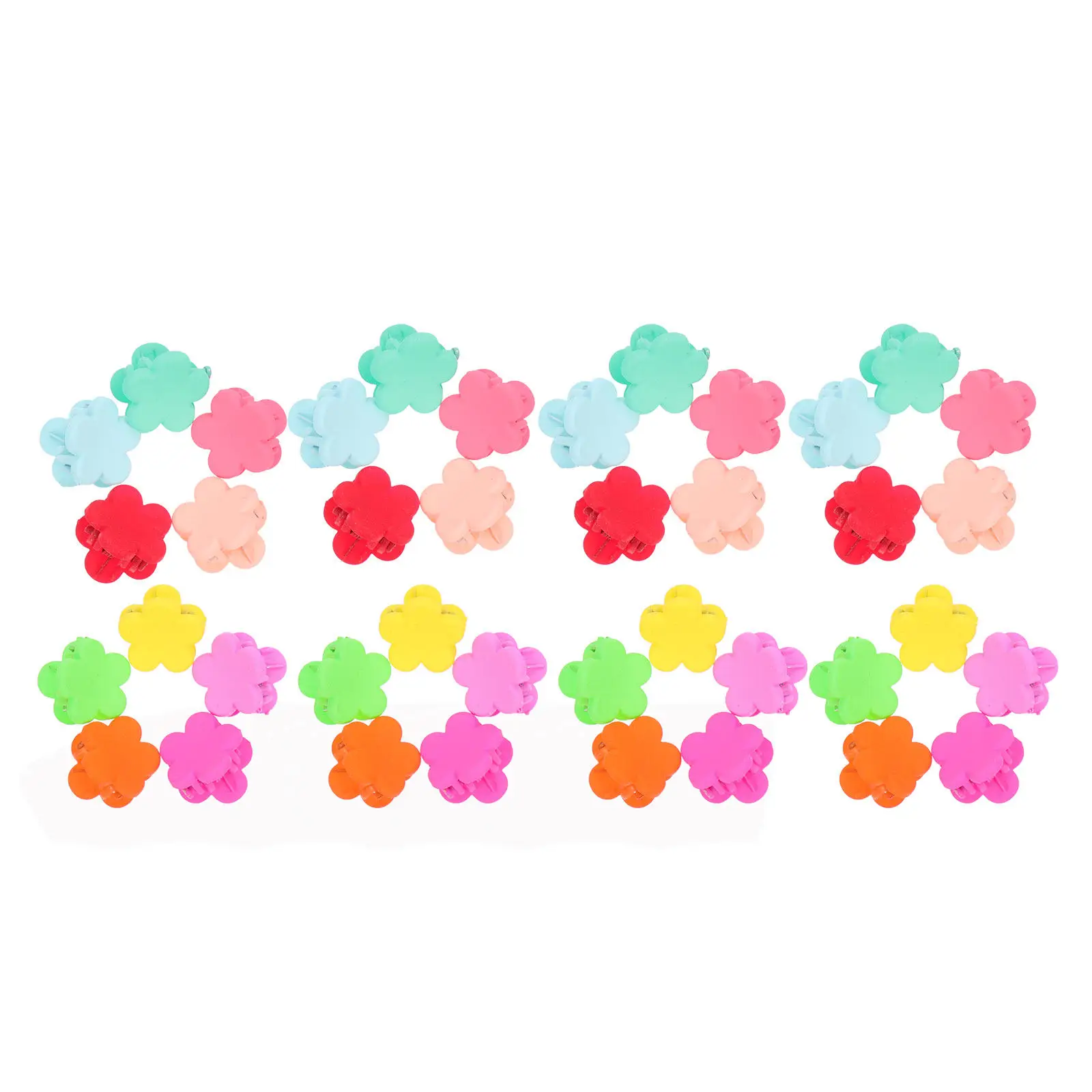 

80 Pcs Baby Girl Hair Accessories Cartoon Animal Clips Cute Claw Flower Barrettes