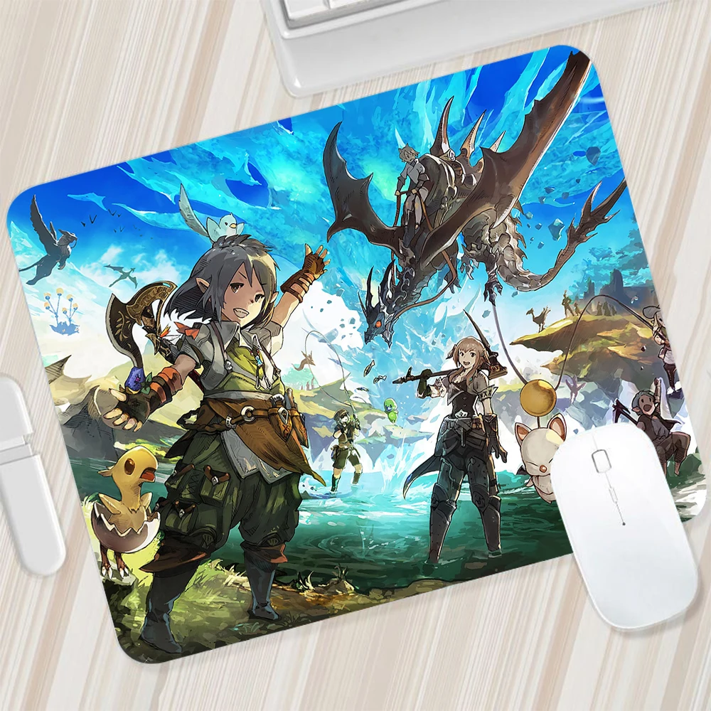 Final Fantasy XIV Online Small Mouse Pad Gaming Mousepad PC Gamer Mouse Mat Computer Pad Keyboard Mat Desk Pad Laptop Mausepad