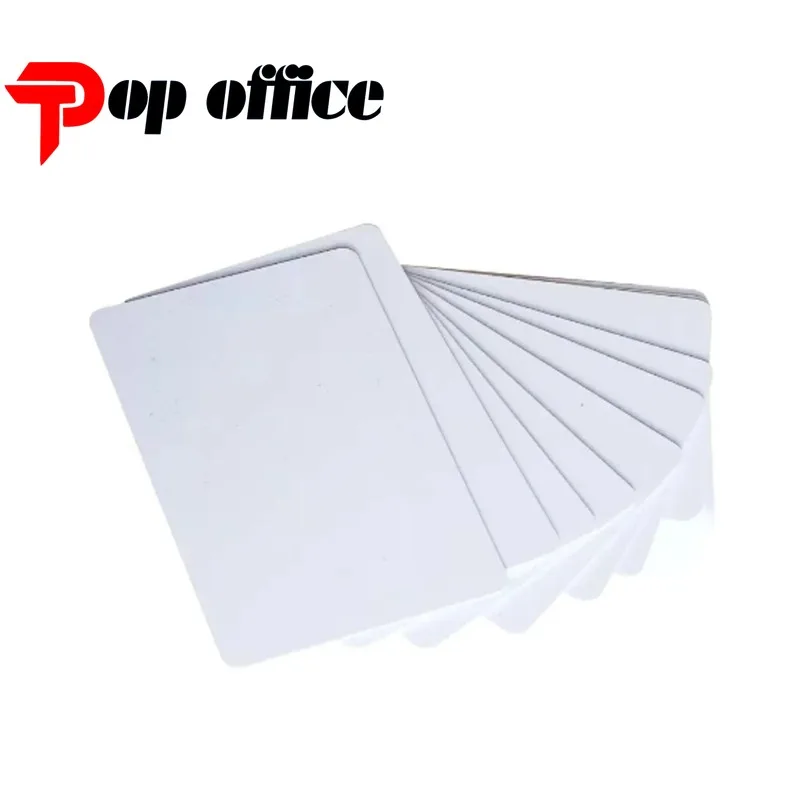 Glossy White Blank Inkjet Printable PVC Card for Epson for Canon Inkjet Printer Waterproof Plastic ID Card Business Card 86x54mm