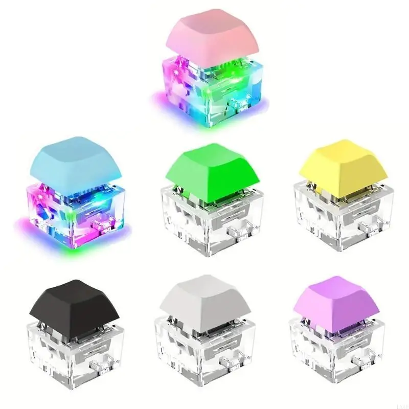  Decompression Toy Keycap Novelty Keyboard Keychain for Enjoyment and Amusement