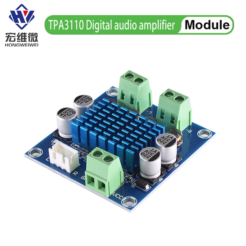 XH-A232 TPA3110 Digital Amplifier Board 30W*2 2.0 Channel Class D Stereo Audio AMP DC 8-26V 3A For Desk Speaker