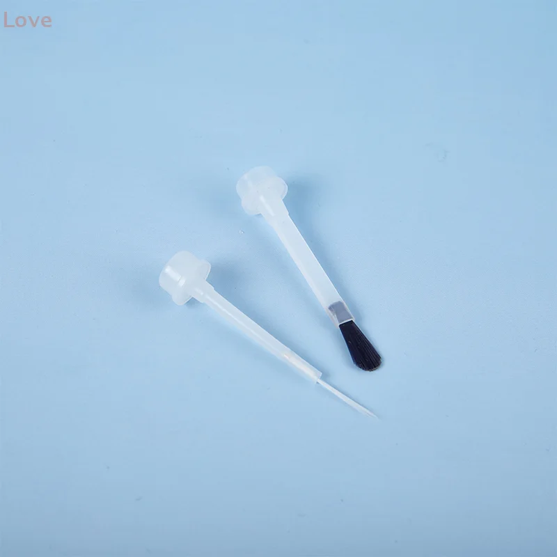 [L & P] 10 قطعة استبدال المتاح فرشاة طلاء الأظافر السائل مانيكير تطبيقها فرشاة لغمس مسحوق قاعدة معطف/معطف فوقي