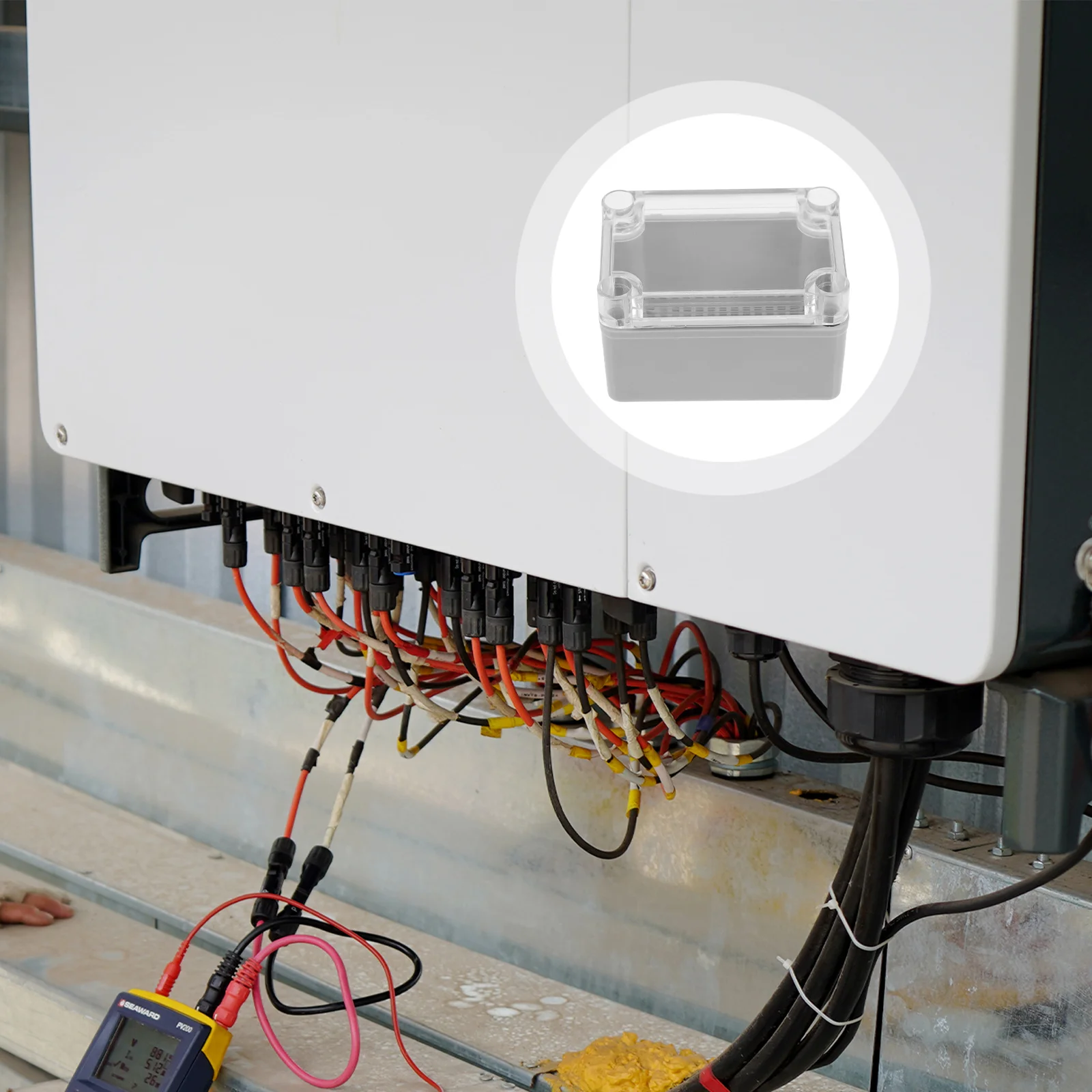 

Waterproof Junction Box Clear Cover Outdoor Electrical Enclosure Dust Resistant Wiring Protection Case For Electronics Project