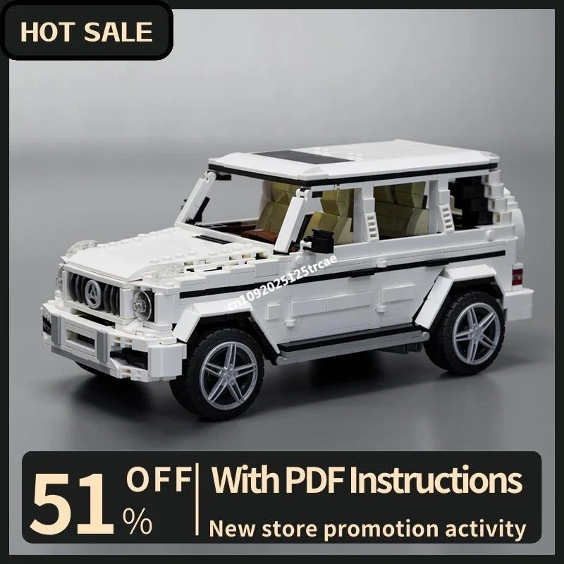 

New 1437Pcs City Speed Champion Off-Road Racing Brand Sports Car G63 Model Building Block Diy Creative Ideas Kidtoy Birthdaygift