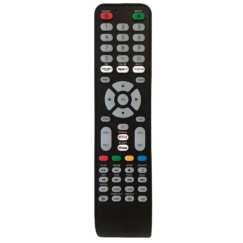 CRC1210V Universal Remote Replacement Control For many brands TV with Netflix and Youtube shortcuts