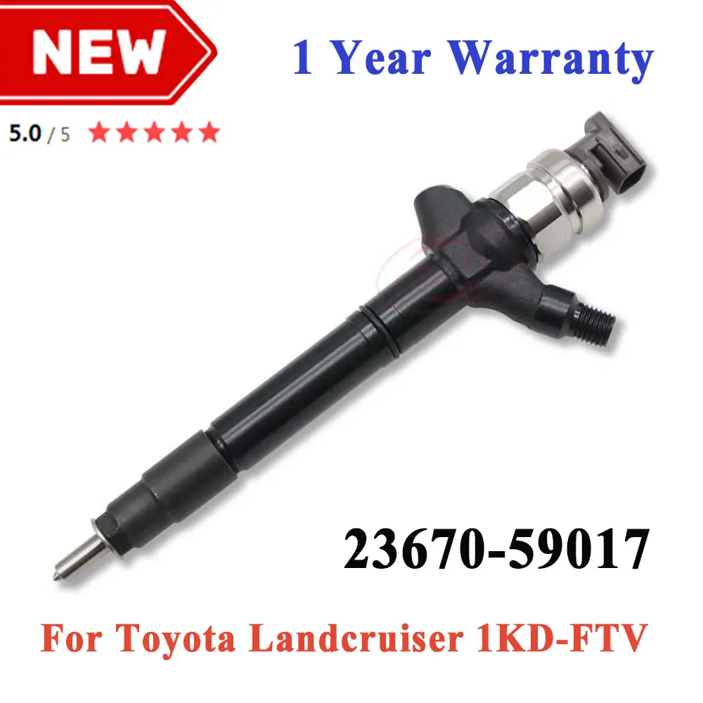 

2367059017 Common Rail Injector 23670-51041 23670-59016 23670-59017 23670-59018 For TOYOTA LAND CRUISER 1VD-FTV