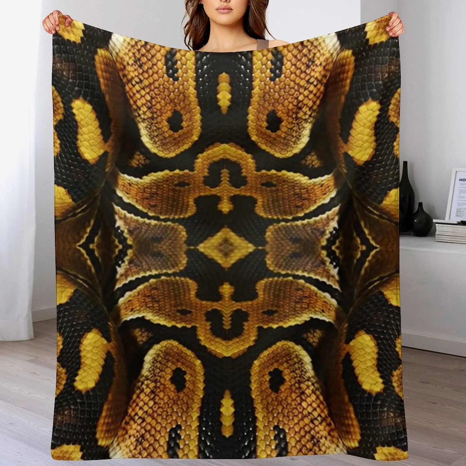 Ball Python Throw Blanket Weighted cosplay anime Blankets