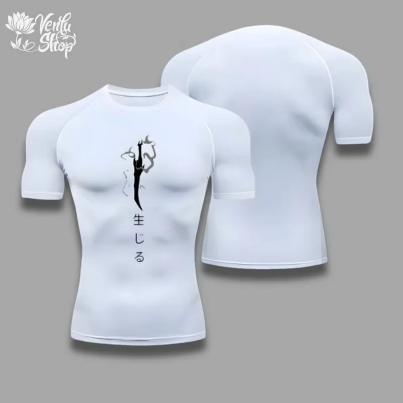 Jin Woo Compression Shirt Compression Gym Sung Jin Woo Solo Leveling Anime Muscleshirt Sportwear Igris Levelup Gym Cloths image 5