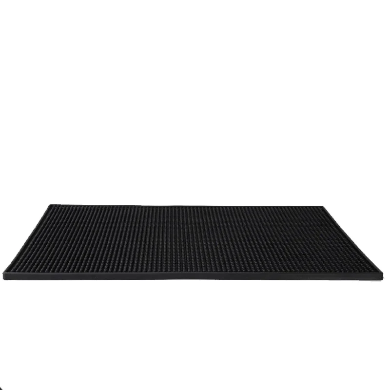 Coffee Bar Mat Rubber Anti-Slip PVC Pad Drip Mats Waterproof Heat Resistant Durable Drain Kitchen Placemat Barista Accessories