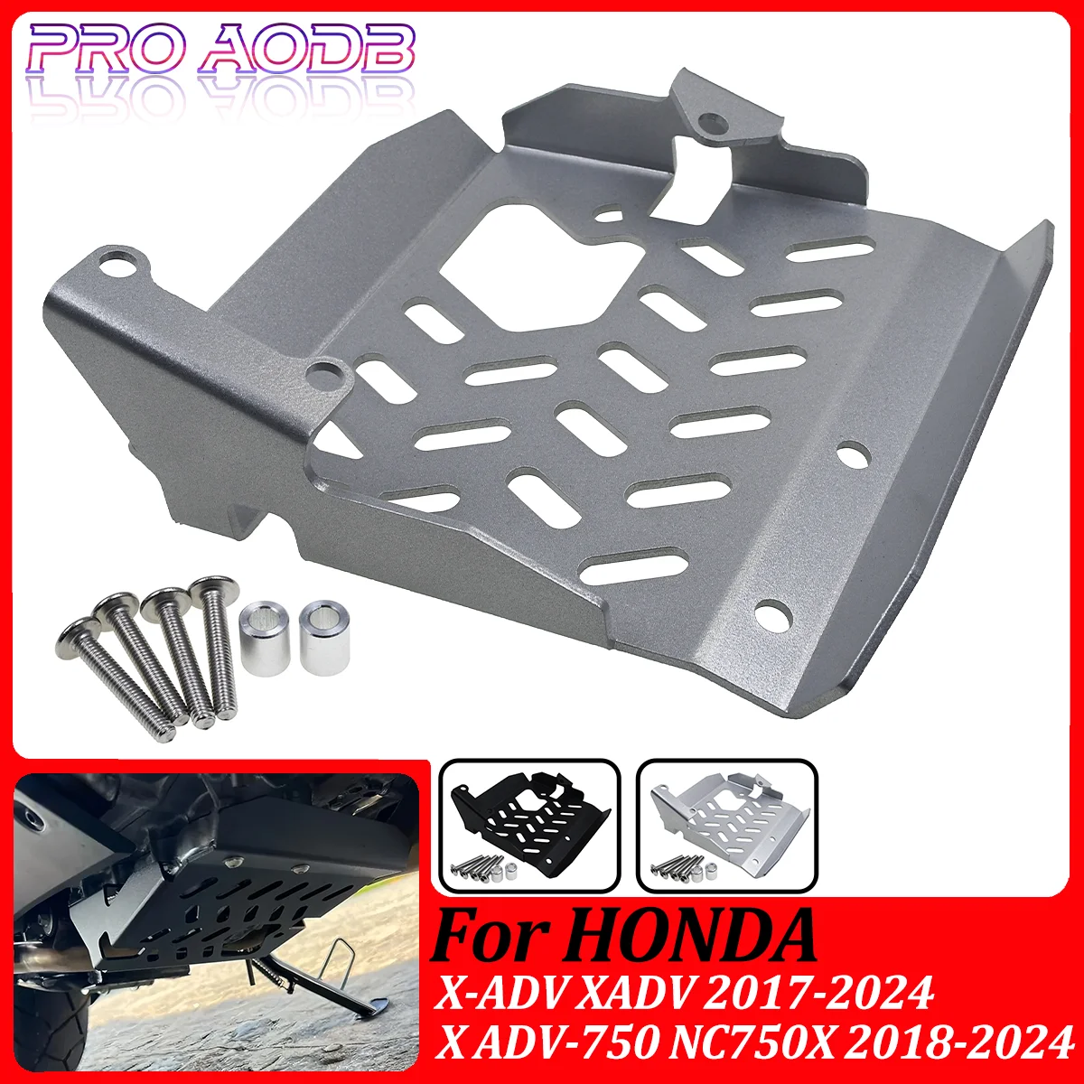 

For Honda NC750X Motorcycle Accessories Skid Plate Engine Guard Chassis Protection Cover NC 750X NC 750 X 2017 2018 2019 2020