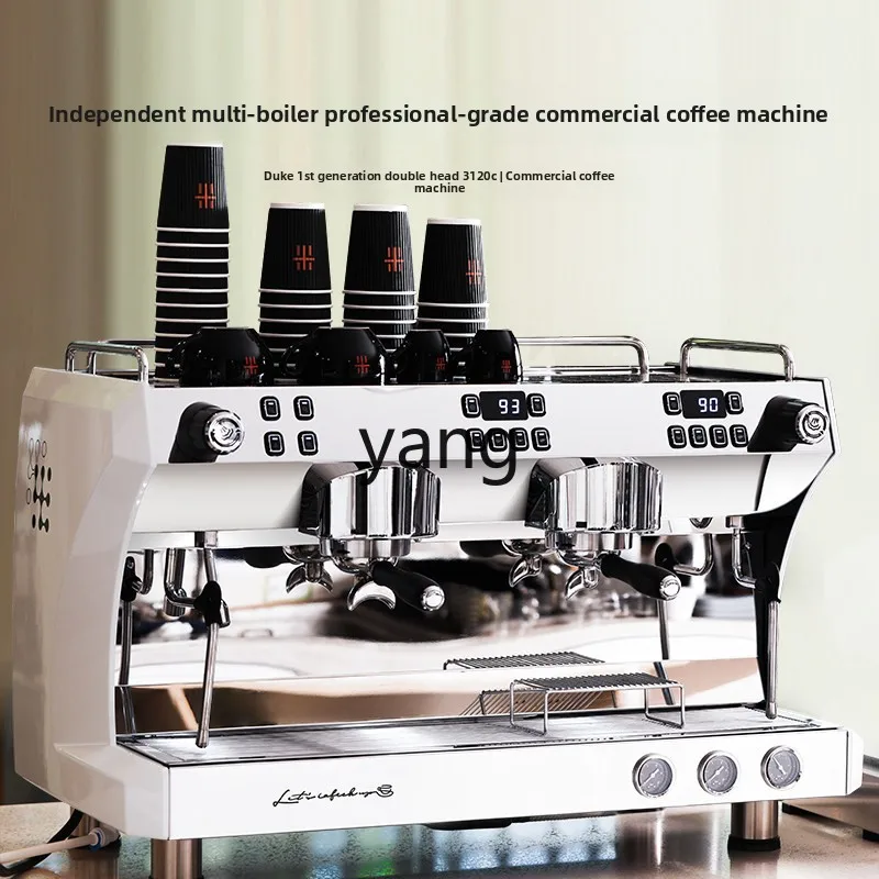 lQ 3120C Commercial double head coffee machine Italian semi-automatic multi-boiler espresso coffee