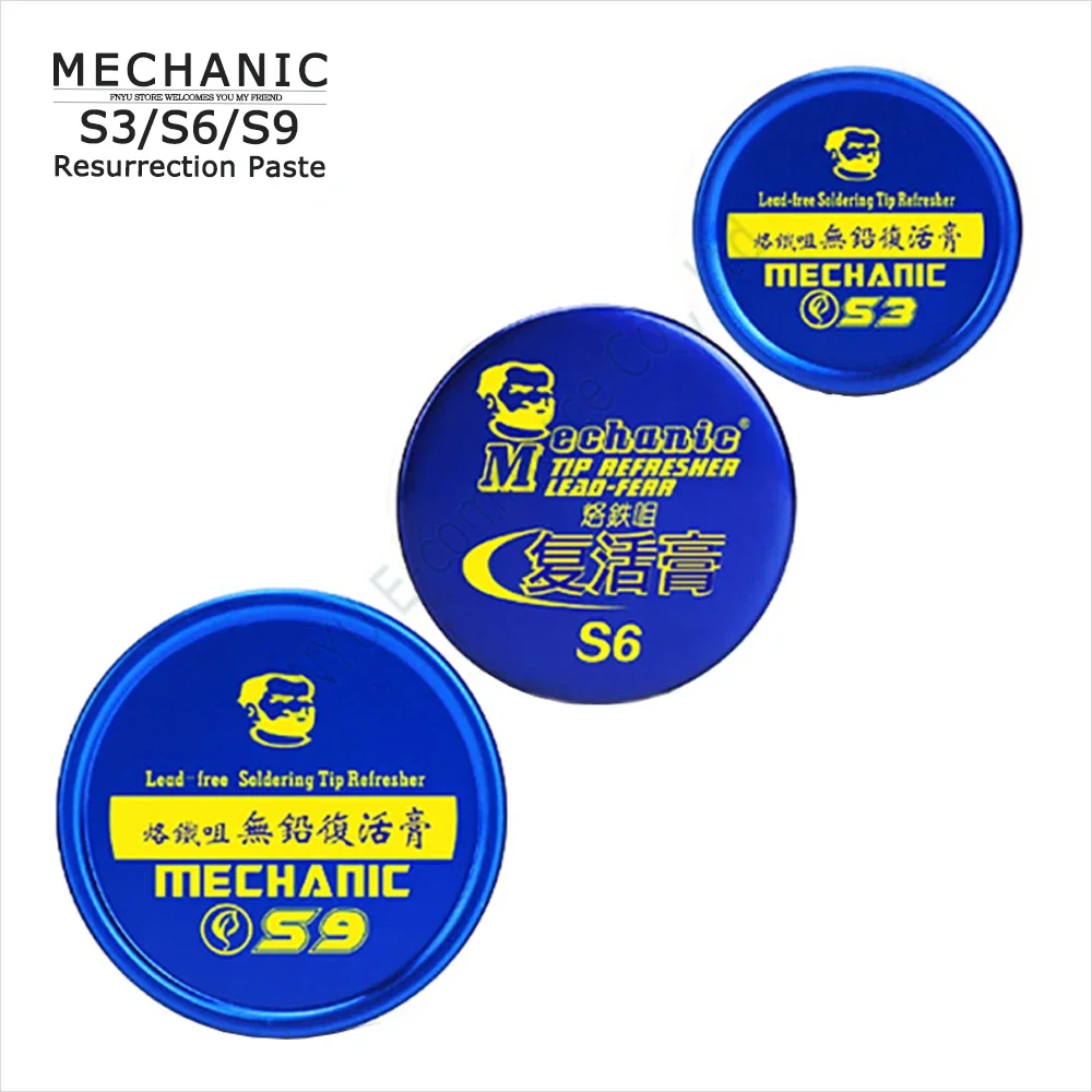 Lead-Free Resurrection Paste For Soldering Iron Tip MECHANIC S3 S6 S9 Repair Soldering Iron Tip Oxidation Clean Protection Cream