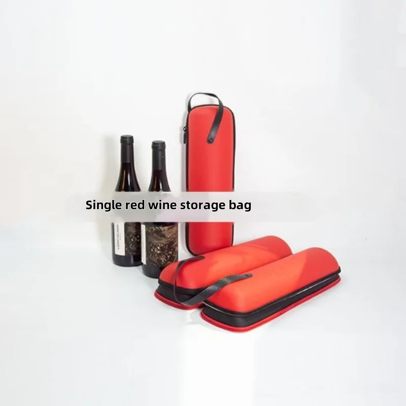 New EVA Portable Wine Bag Shockproof Bags with Hand Strap Beer Cooling Bags Insulation Storage Wine Box for Party Travel