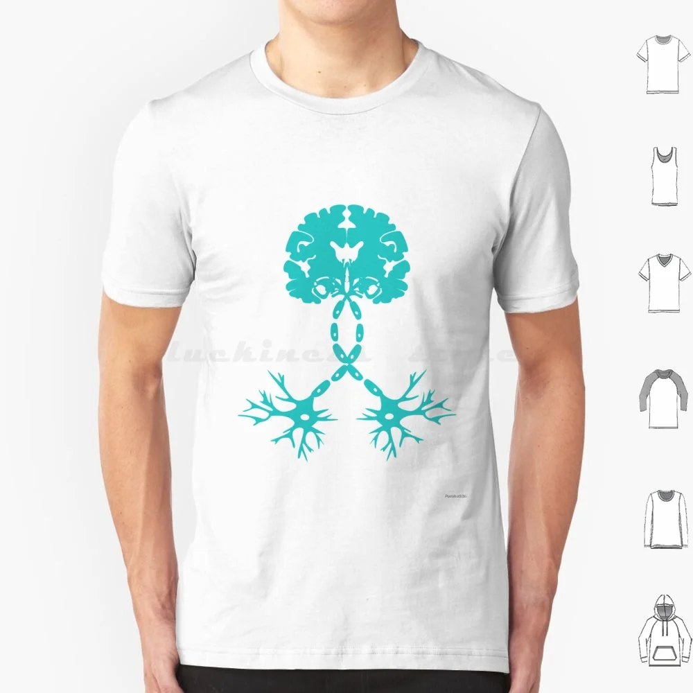 Neuro-Biology With Neuron And Brain Slice T Shirt 6xl Cotton Cool Tee Neuro Neurobiology Biology Life Life Sciences Scientist