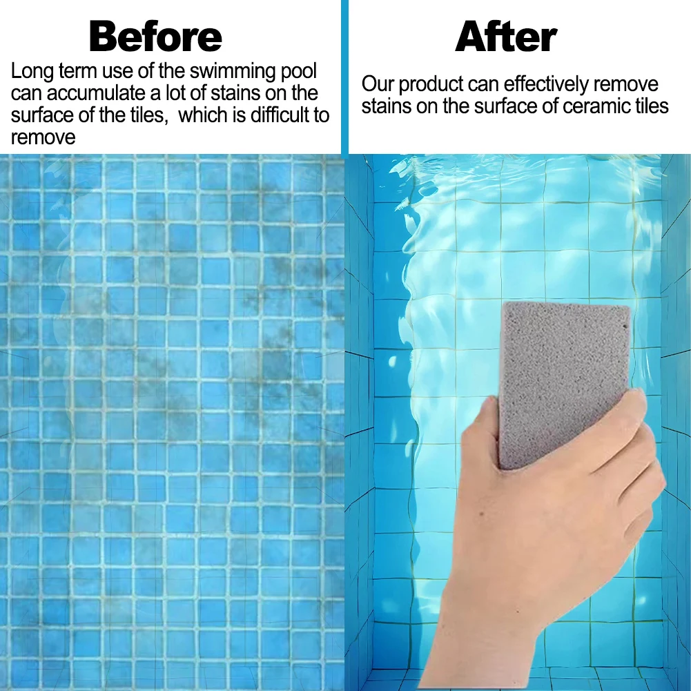 Cleaning Blocks Effective Cleaning Cleaning Pool Area Effectively Removes Mineral Buildup Long-lasting Performance
