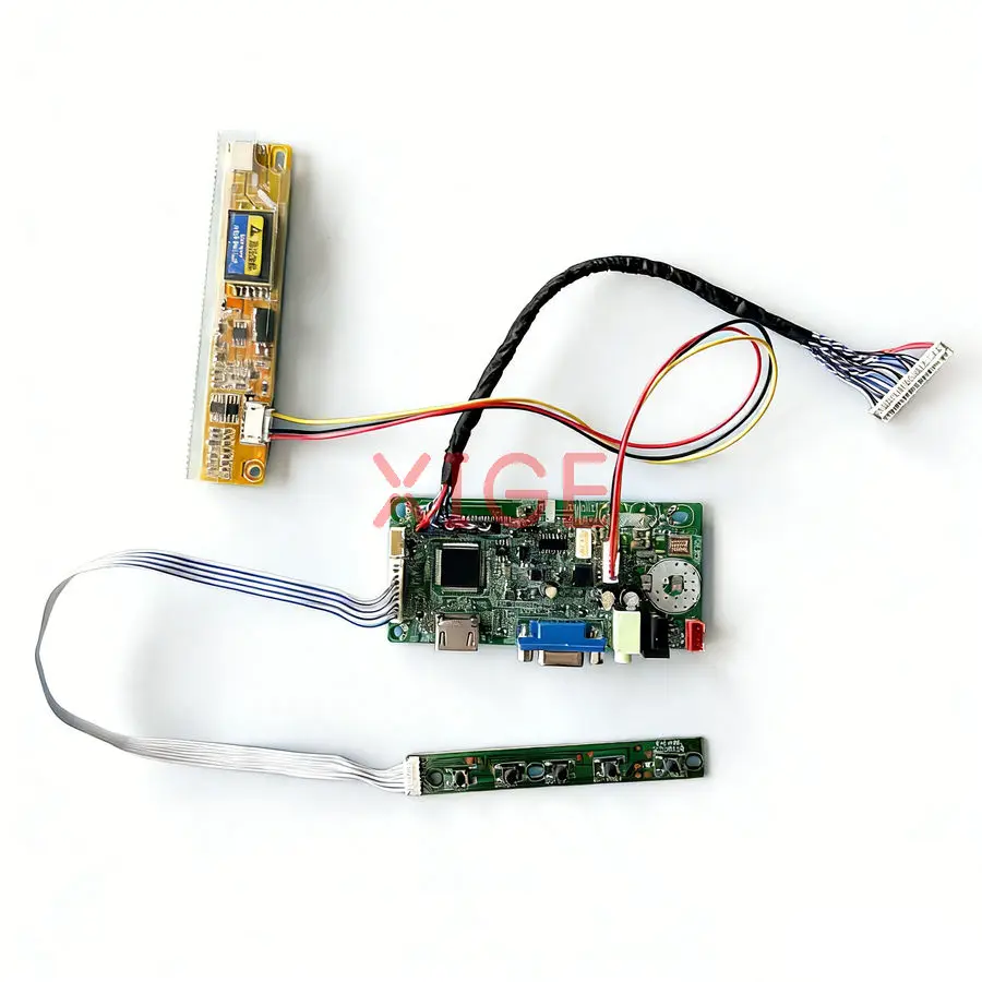 

Плата привода контроллера монитора подходит для LQ150X1LH HT15X34 CLAA150XH01 LQ150X1LB 1-CCFL 1024x768 HDMI + VGA LVDS 30-контактный 1024*768 DIY Kit