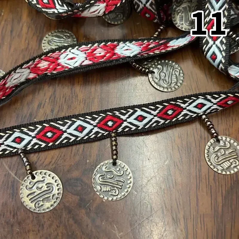 

Жаккардовая тканая лента 3 ярда, геометрический узор, ширина 25 мм, для отделки одежды, платьев, ремней, DIY, модная отделка