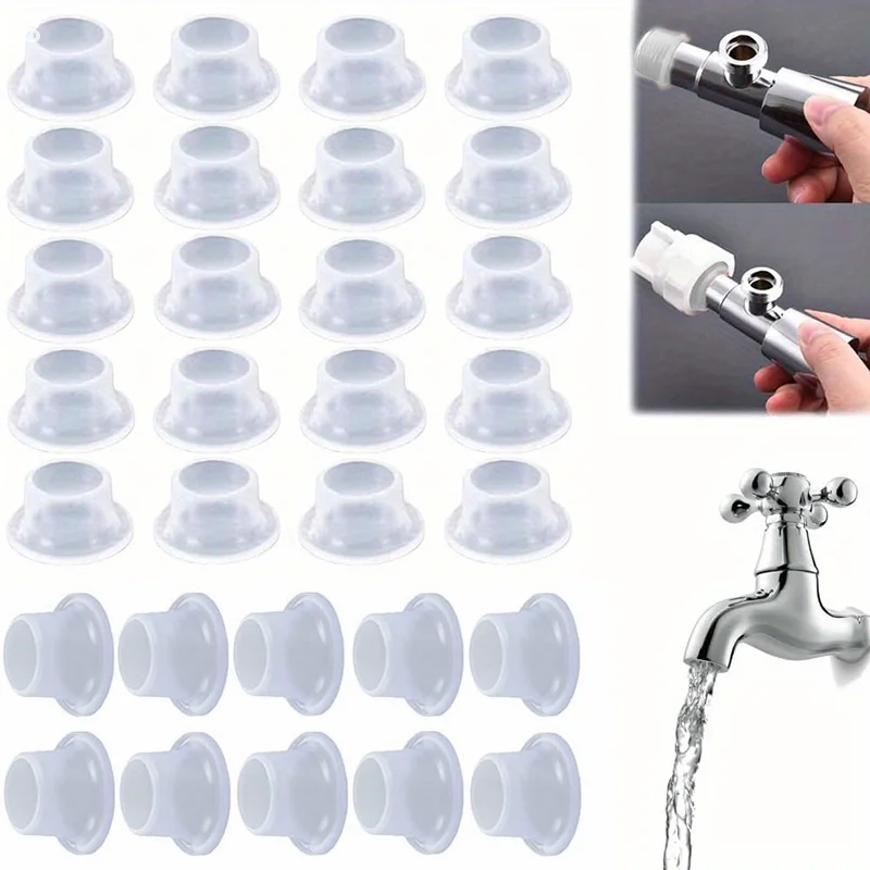 

50pcs Faucet Sealing Gasket Waterproof Durable Insulation Leak-Proof Raw Material Belt Prevent Dripping Anti-aging Sealing Ring