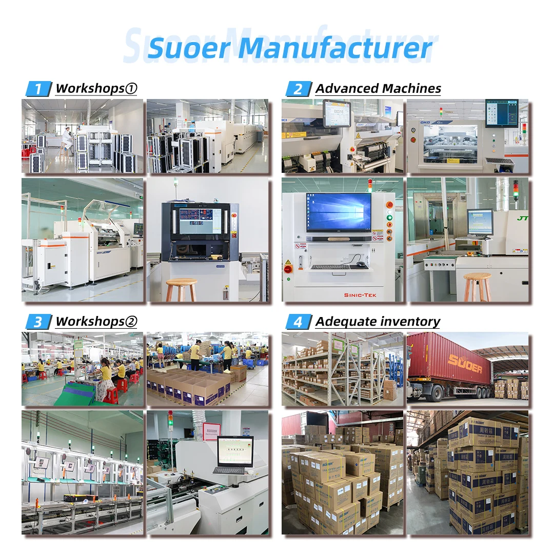Suoer MA-1250A Caricabatteria automatico intelligente 50 AMP 12V Modalità di ricarica trifase portatile Convertitore e inverter