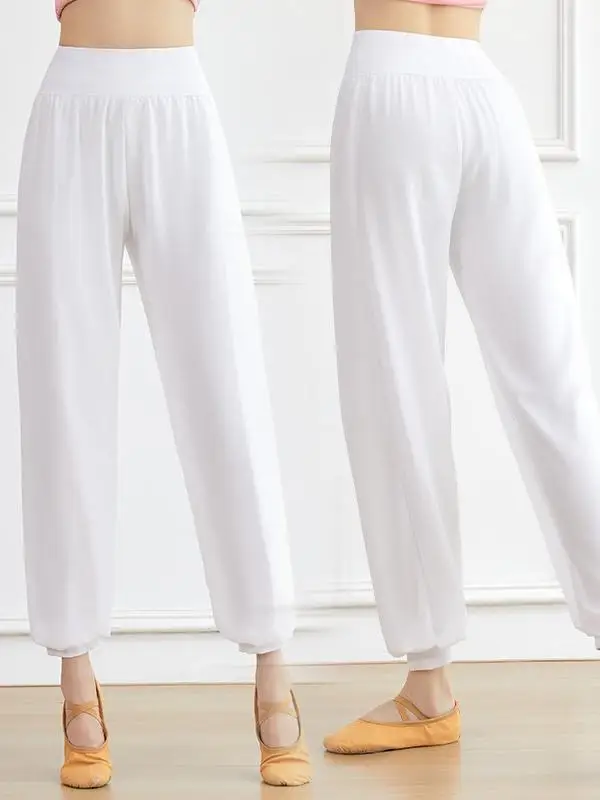 pantalon-de-danse-et-de-yoga-en-mousseline-blanche-elegante-costume-de-performance-taille-haute-double-epaisseur-pantalon-large-a-jambes-lanternes-pour-femmes-long