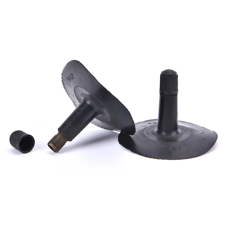 TR13 Straight Tubeless Tire Valve Stem With Underlay Cold Vulcanization Wheel Air Nipple Repair Accessories For Disc Wheels 2Pcs