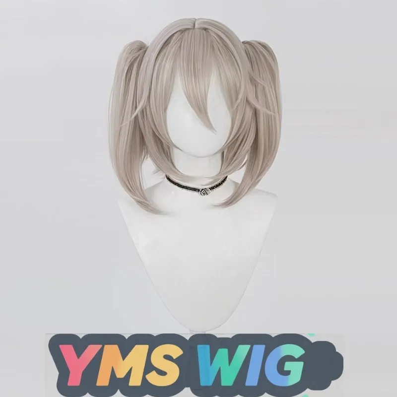 【MES WIG】 Système d'analyse de talents Combat Ravi Shushu Malshu Raka Cosplay perruque Double queue de cheval