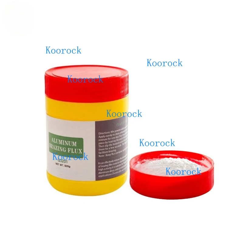 QJ201 Aluminum Brazing Flux Aluminum Solder Flux White Powder for Flame Brazing Furnace Brazing 420°C 0.5kg White Powder view 3