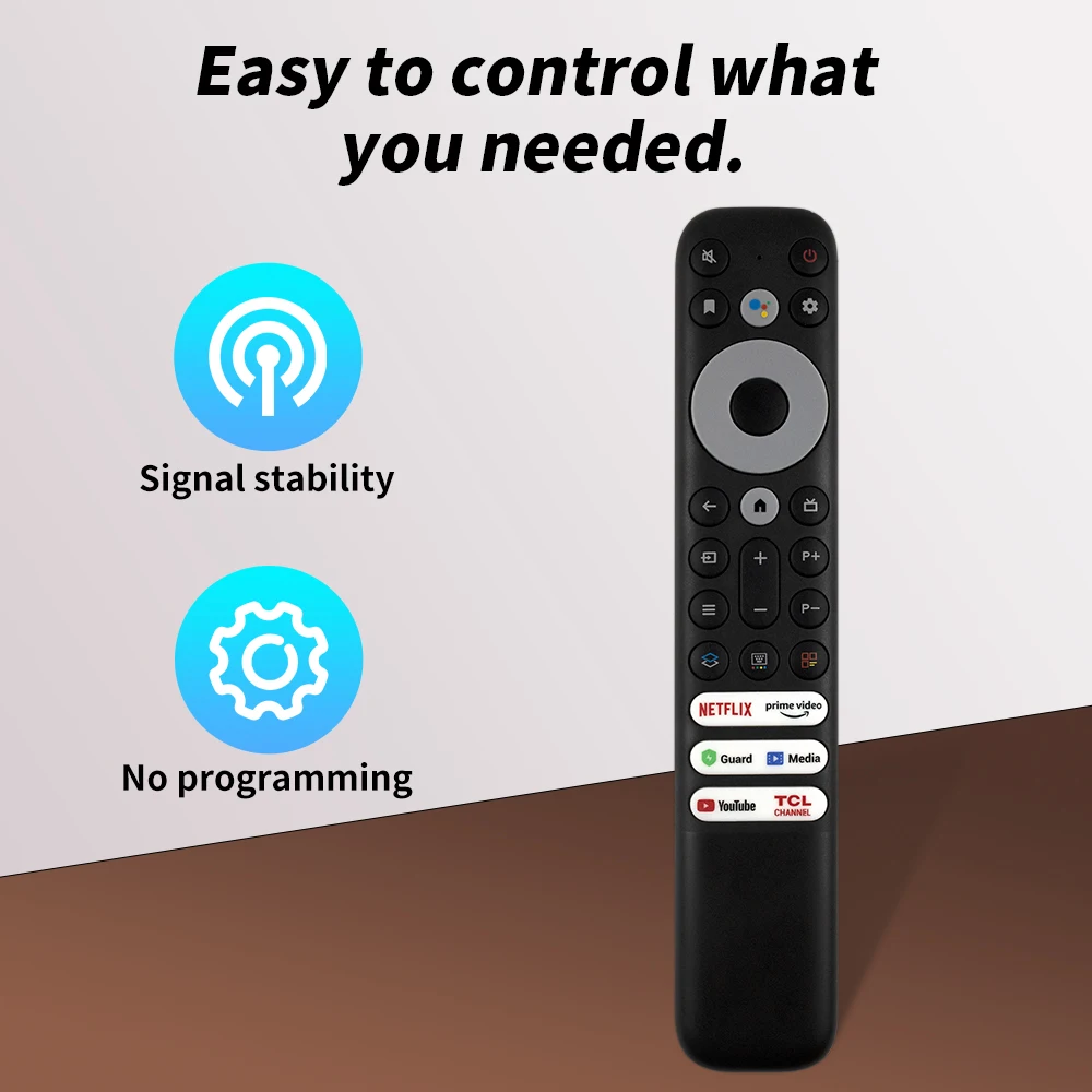 RC902V FMR4 Replacement Remote Control for TCL Mini-LED QLED 4K UHD Smart Android TV (No Voice Function)