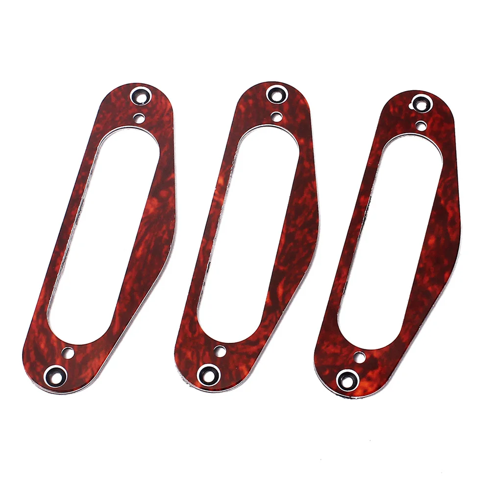 

3Pcs Gb405d Guitar Pickup Frame Mounting Ring 15mm Inner Hole Tl Style Electric Guitars Luthiers Accessory Dark Red