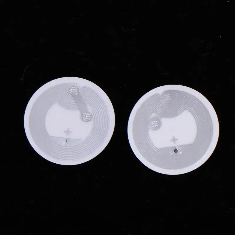 NTAG215 RFID NFC Tag Stickers 10Pcs 13.56MHz ISO14443A Self-adhesive Labels Rewritable Smart Phone Readable NFC Accessory Tags