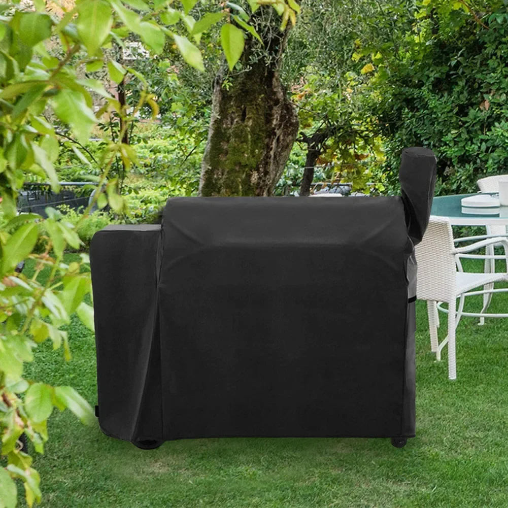 Mantieni la tua griglia a Pellet di legno al sicuro da fattori esterni con questa copertura impermeabile 420D Oxford Cloth 104x68 5 x124cm