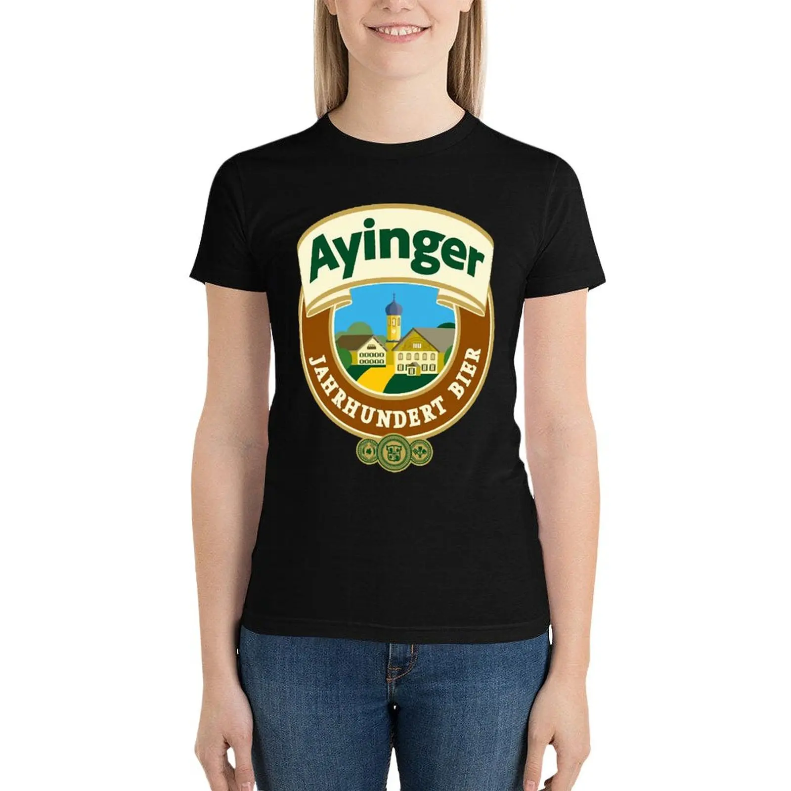 Ayinger Jahrhundert Bier T-Shirt lady clothes funny vintage clothes anime clothes t shirt Women