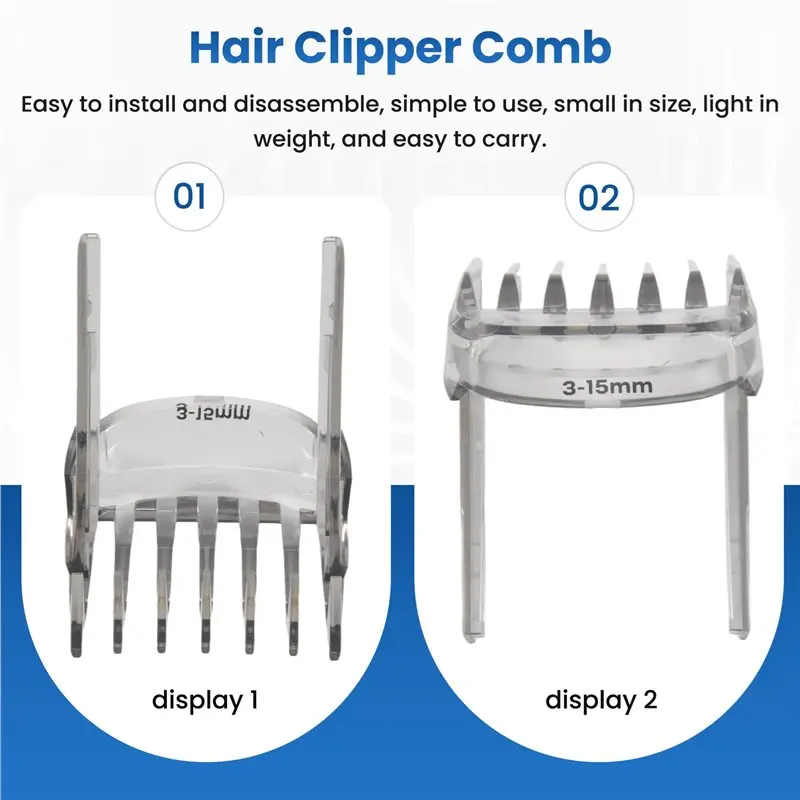A59P New Hair Clipper Comb 3-15Mm For HC5610 HC5630 HC5632 HC5690 HC5691 HC7650 Trimmer Models